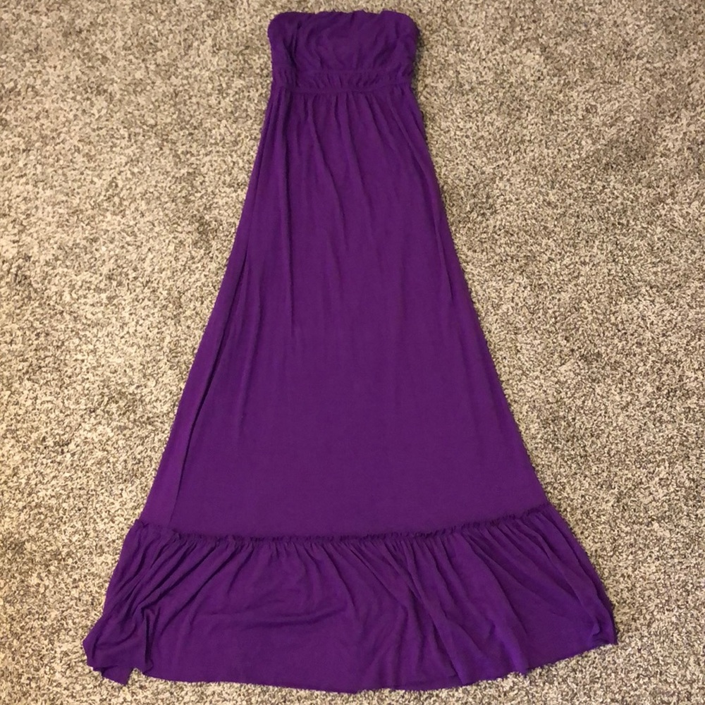 Purple Necessary Objects Maxi Dress, size Medium